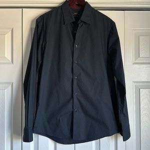 Men’s Celio navy dress shirt, Sz 15